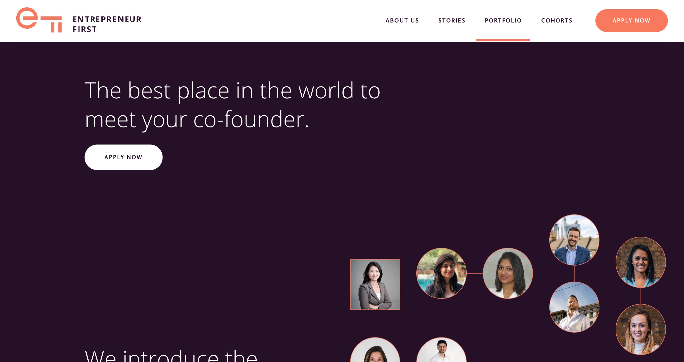 Entrepreneurs First Accelerator