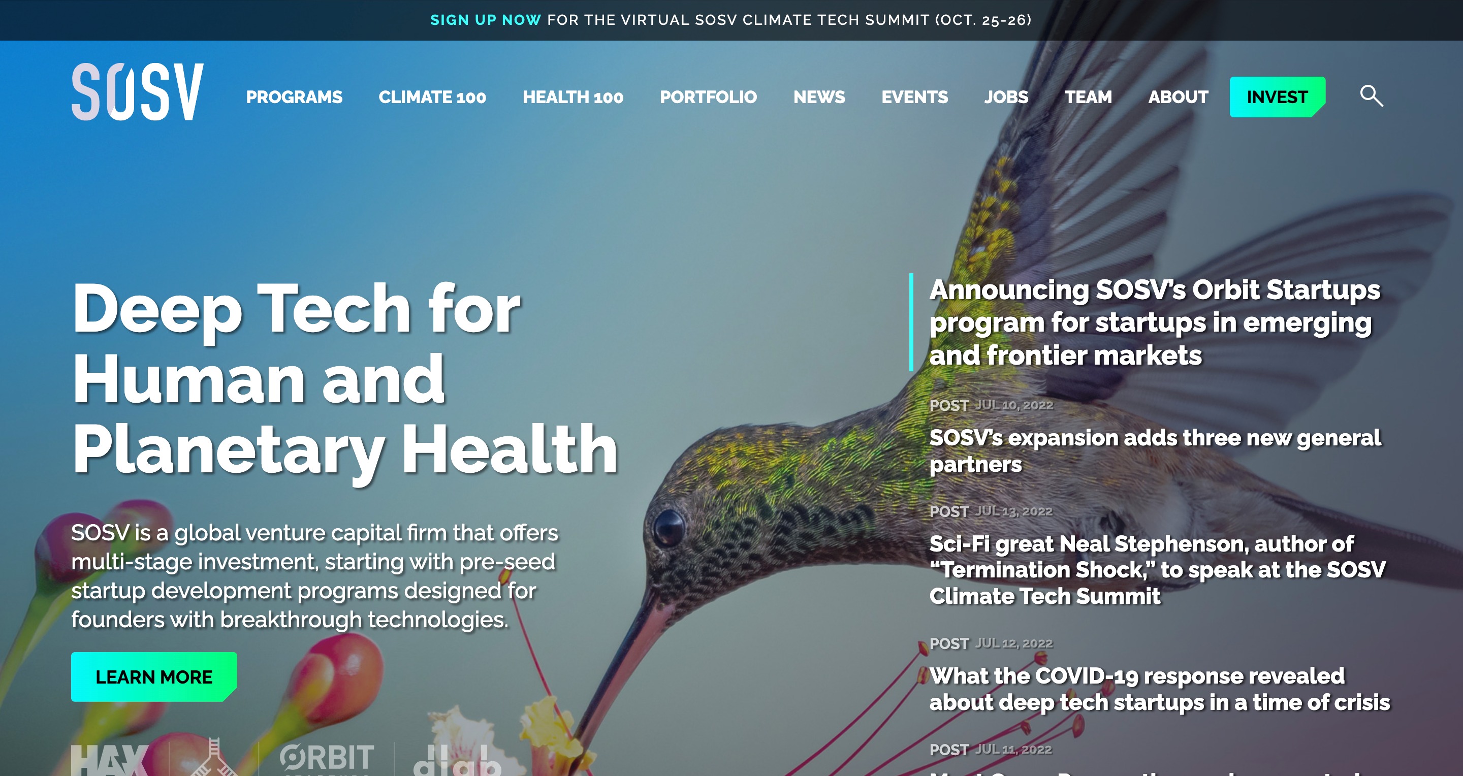 SOSV Startup Accelerator