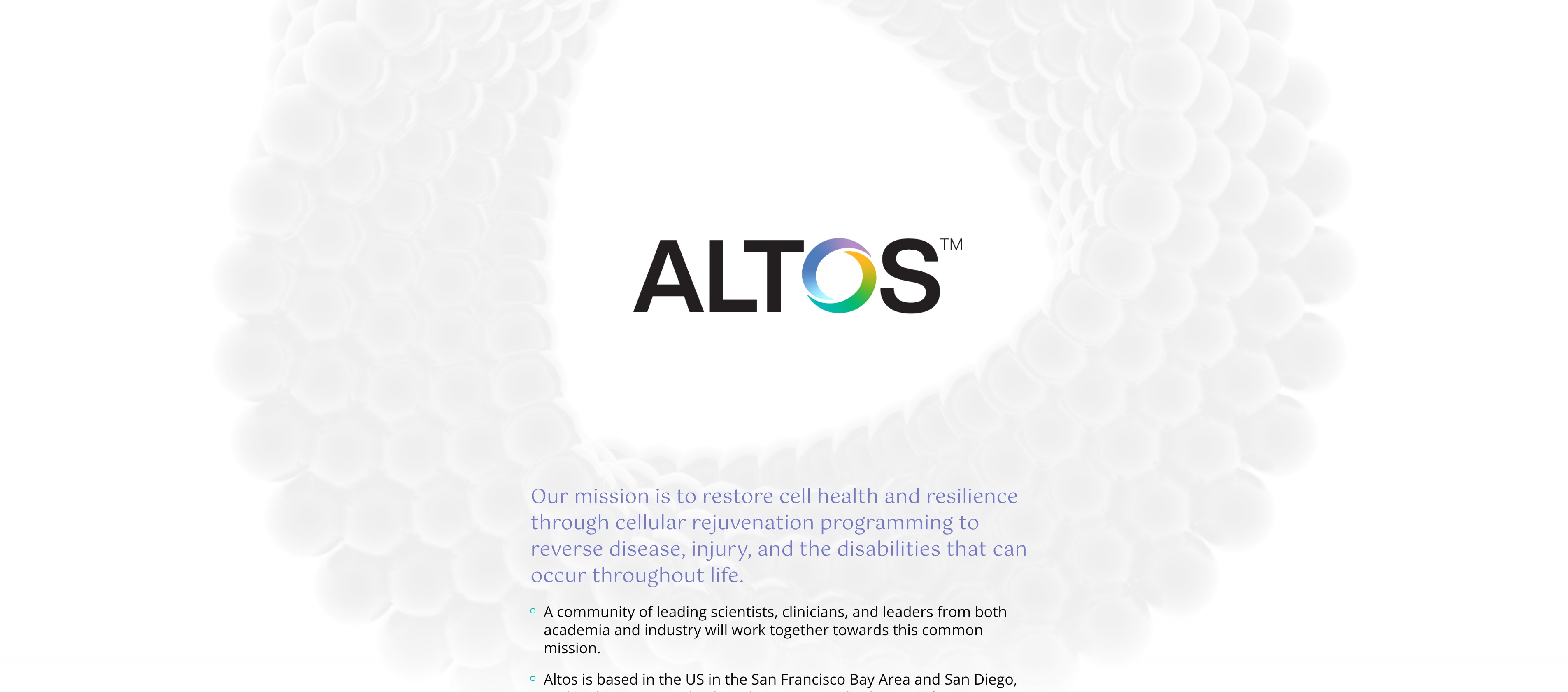 Startup_San Francisco_Altos Labs