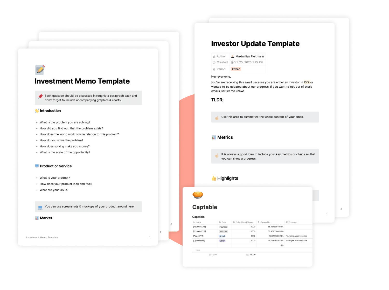 Investor Update Template for Startups